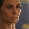 Atena (Giovanna Antonelli) descobriu que Romero (Alexandre Nero) leva uma vida dupla e está chantageando o ex-político