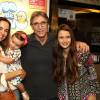 Herson Capri curtiu espetáculo com a família na Zona Sul do Rio