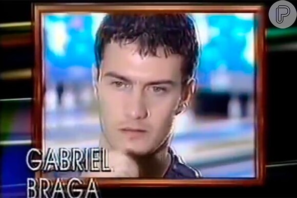 Gabriel Braga Nunes fez sua estreia na TV na novela 'Razão de Viver' na década de 90 no SBT
