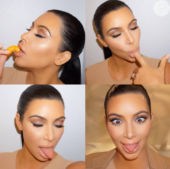 Kim Kardashian, rainha das selfies, no Instagram