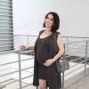 Mulher de Alexandre Nero, Karen Brusttolin também exibiu a barriga de grávida no Minas Trend, nesta terça-feira, 6 de outubro de 2015