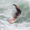 Paulo Vilhena surfou na Prainha, no Rio de Janeiro, nesta terça, dia 6 de outubro de 2015