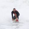 Paulo Vilhena surfou na Prainha, no Rio de Janeiro, nesta terça, dia 6 de outubro de 2015