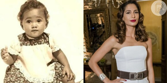 Antes de ser tornar uma estrela na televisão, Camila Pitanga era uma fofura quando bebê