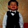 O craque Alexandre Pato mostrou um sorrisão no seu aniversário, quando ainda era criança