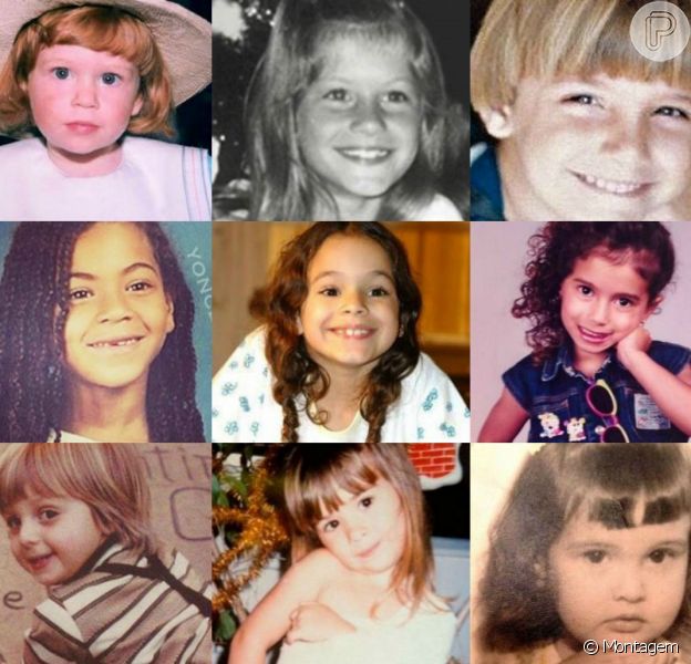 O Purepeople preparou uma galeria mostrando os famosos quando eram pequenos e como estão hoje em dia. Confira!