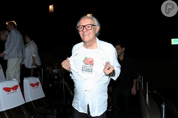 Ney Latorraca também marcou presença na sessão de gala dos filmes