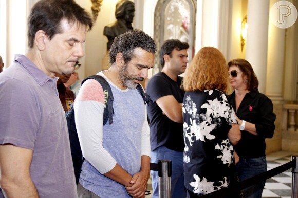 Famosos se despedem de Luiz Carlos Miele, em velório que acontece na Câmara Municipal do Rio nesta quinta-feira, 15 de outubro de 2015