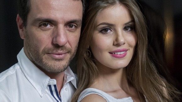 Camila Queiroz parabeniza Rodrigo Lombardi em aniversário: 'Meu parceiro'