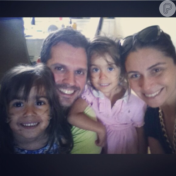 Giovanna Antonelli e Leonardo Nogueira são pais das gêmeas Antônia e Sofia