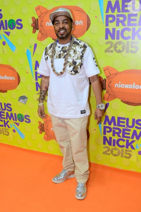 O rapper Thaíde esteve na 16ª edição do Meus Prêmios Nick, no Citbank Hall, em São Paulo