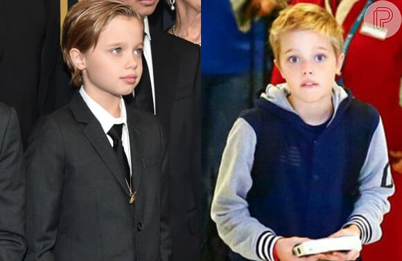 Shiloh, filha de Angelina Jolie e Brad Pitt, modificou o visual e adotou os cabelos mai curtos