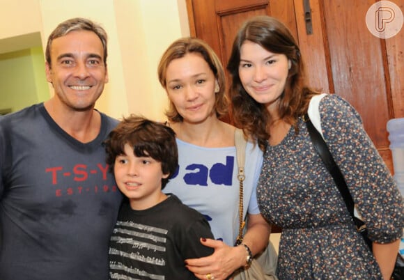 Alexandre Borges é casado com Júlia Lemmertz. Além do filho biológico, Miguel, ele também convive com Luiza, primeira filha da atriz com o executivo Álvaro Osório