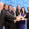 Parte da equipe do 'Jornal Nacional' de 2011 foi para Nova York para a premiação do Emmy Internacional