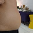 Alexandre Correa mostrou no instagram a barriga de três meses da mulher, Ana Hickmann