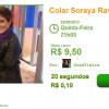 A atriz Soraya Ravenle tem um colar no acervo do leilão. A peça está saindo por R$ 9,50