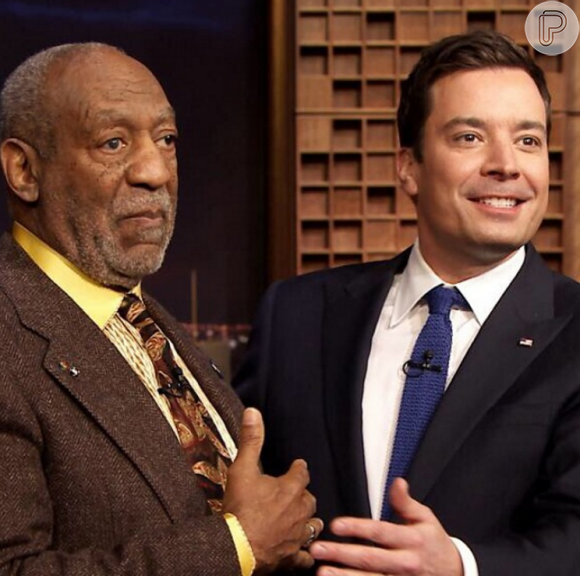 Bill Cosby em 2015 quando esteve no programa de Jimmy Fallon
