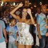 Shayene Cesário mostrou samba no pé no ensaio da Portela