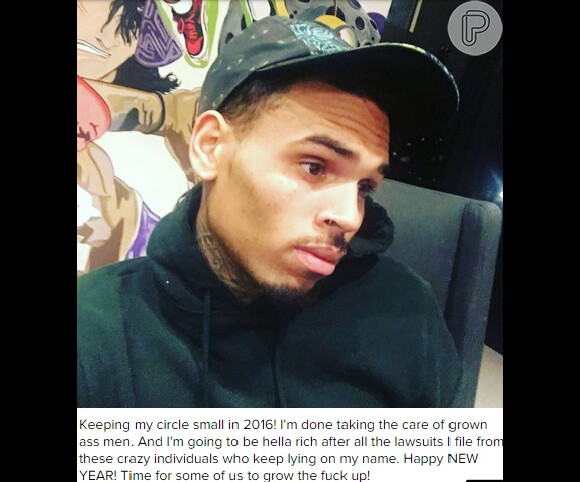 Chris Brown usa o Instagram para se defender de acusação de agressão: 'Eu ficarei muito rico depois que processar essas pessoas loucas que continuam mentindo em meu nome'