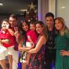 Zezé Di Camargo e Zilu Godoi passaram o Natal juntos na companhia das filhas Wanessa e Camilla Camargo, dos netos e do genro, Marcus Buaiz