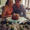 O primeiro bolo para festejar os 24 anos de Alexandre Pato foi organizado por Gisele, irmã do jogador
