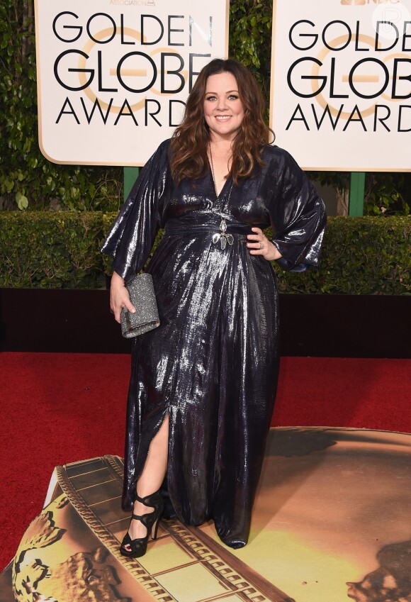 A atriz Melissa McCarthy desenhou seu próprio vestido para a premiação