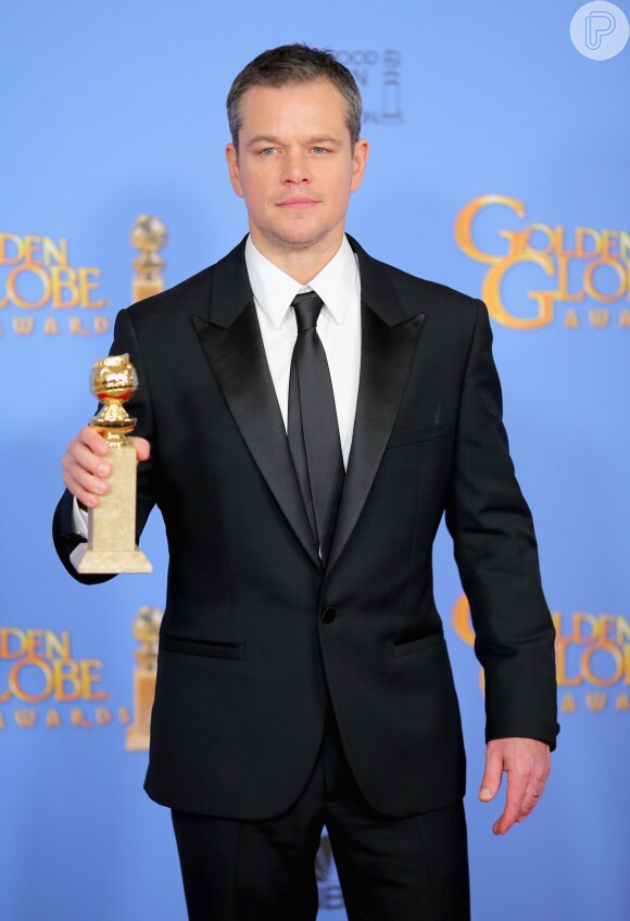 Matt Damon ganhou o Globo de Ouro de melhor ator de comédia ou musical