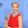 Jennifer Lawrence ganhou seu terceiro Globo de Ouro, desta vez como melhor atriz em filme de comédia ou musical