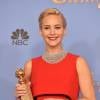 Jennifer Lawrence faturou o terceiro Globo de Ouro da carreira. Ela foi eleita Melhor Atriz de Comédia ou Musical pelo filme 'Joy: O nome do sucesso'