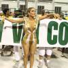 Rainha de bateria da Mocidade, no Carnaval do Rio, Claudia Leitte participou do ensaio técnico da agremiação neste domingo, 10 de janeiro de 2016