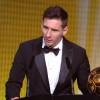 Lionel Messi ganhou o prêmio pela quinta vez em sua carreira e disse que a sensação é de como fosse a primeira vez