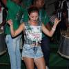 A atriz de 'Malhação' mostrou que tem samba no pé