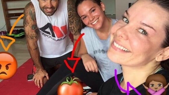 Bruna Marquezine e Fernanda Souza treinam muay thai juntas. Vídeo!