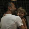 Malvino Salvador se divertiu muito com a pequena Ayra, de 1 ano e 3 meses nesta terça-feira, dia 12 de janeiro de 2015