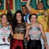 Carnaval 2016: Paloma Bernardi mostra barriga sequinha em ensaio da Grande Rio, nesta terça-feira, 12 de janeiro de 2016