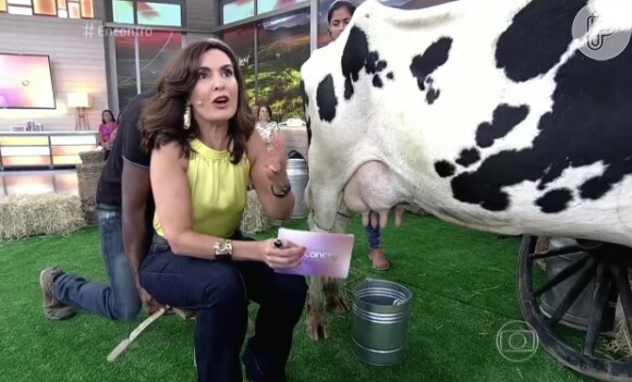 Fátima Bernardes afirmou não gostar de leite: 'Se fizer nata, Deus me livre e guarde'