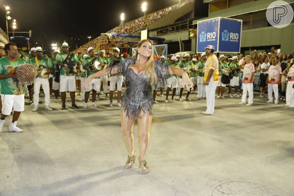 Susana Vieira em ensaio da Grande Rio para o Carnaval