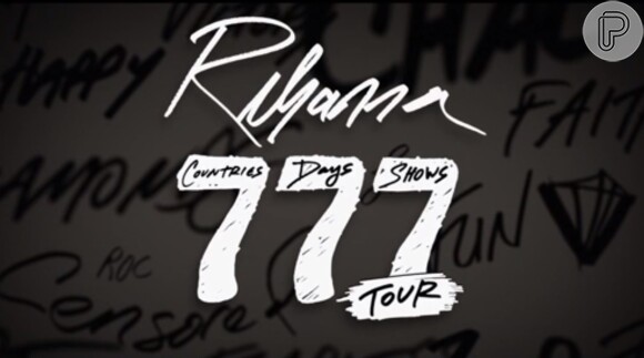 'Rihanna 777 Tour' estreia nesta quinta-feira, 5 de setembro de 2013, no canal pago TNT