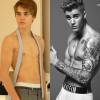 Justin Bieber deixou o corpo infantil para trás e surpreendeu ao exibir músculos e barriga sarada em ensaio para a Calvin Klein