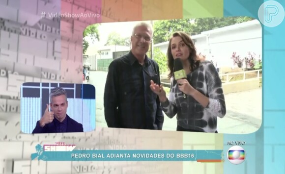 Monica Iozzi não perdeu a oportunidade e voltou a brincar com o diretor da TV Globo: 'Boninho, éuma brincadeira. É bom deixar claro antes que ele demita a gente'