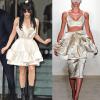 Lady Gaga customizou saia da coleção de Verão 2013 do estilista brasileiro Alexandre Herchcovitch e a transformou em um vestido