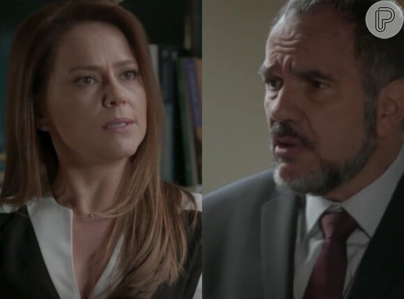 Lili (Vivianne Pasmanter) expulsa Germano (Humberto Martins) de casa ao ver vídeo do marido dançando com Carolina (Juliana Paes) e o acusa de traição