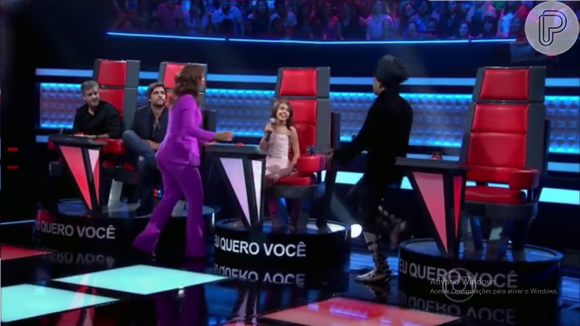 Participante do 'The Voice Kids' divertiu os jurados ao trocar o nome de Ivete Sangalo