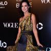 Mulher de Rodrigo Faro, Vera Viel escolheu vestido do estilista Carlos Miele para o Baile da Vogue, nesta quinta-feira, 28 de janeiro de 2016
