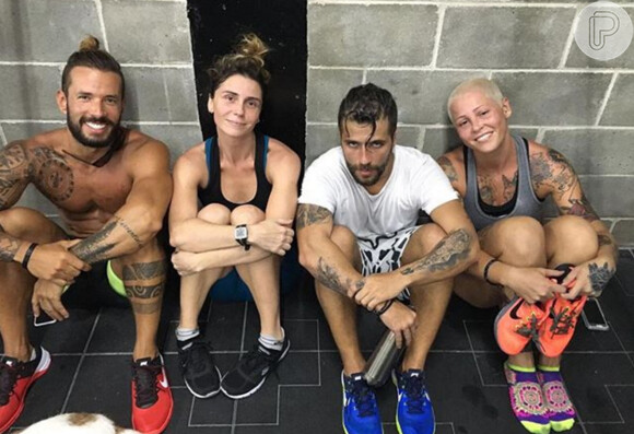 Bruno Gagliasso e Giovanna Antonelli são amigos e até praticam crossfit juntos