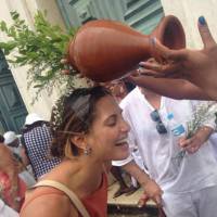 Camila Pitanga participa da Festa da Purificação, na Bahia: 'Magia pura'