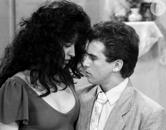 Claudia Raia viveu a Tancinha e fez par com Marcos Frota na novela 'Sassaricando' (1987)