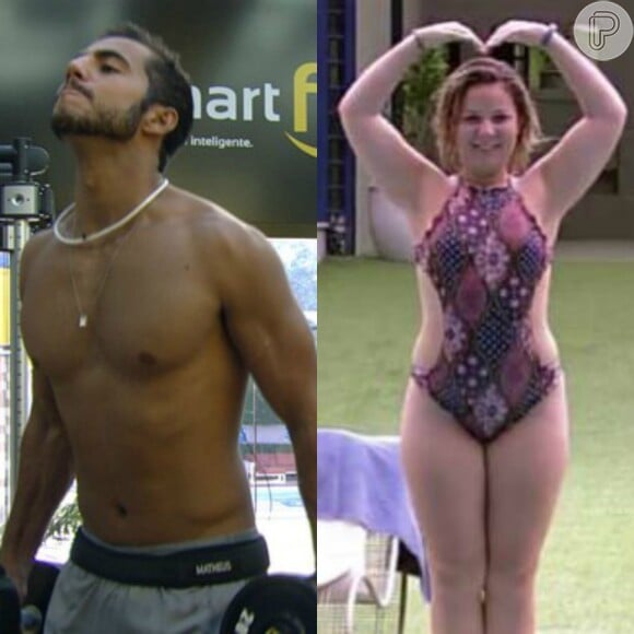 Matheus e Cacau emagreceram cerca de 5 kg juntos no 'Big Brother Brasil 16'