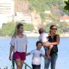 Wanessa passeou com os filhos, José Marcus e João Francisco, na Lagoa Rodrigo de Freitas nesta terça-feira, 2 de fevereiro de 2016