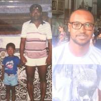 Thiaguinho relembra 1ª visita a igreja na Bahia com foto antiga ao lado dos pais